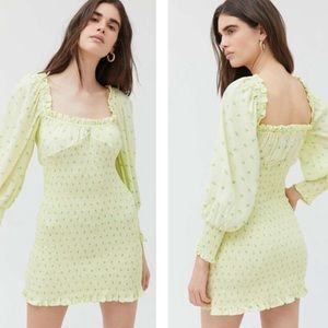 NWT Faithfull the Brand Gombardy Mini Dress Size 4